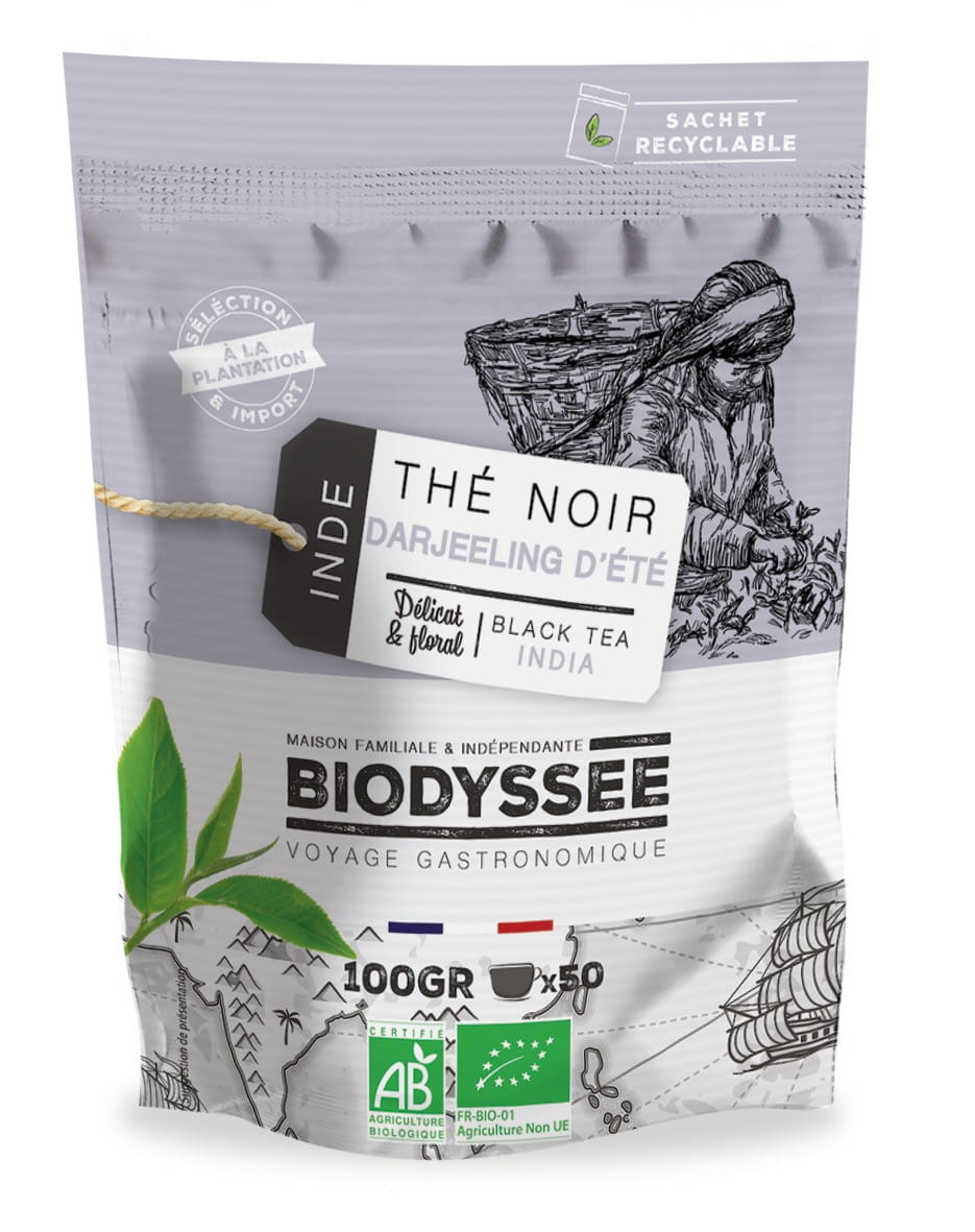 Darjeeling schwarzer Tee 100g ECO BIODYSSEE - Biolaboratorium