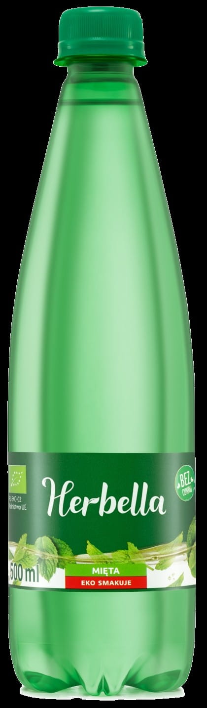 Sprudelwasser mit Minzgeschmack BIO 500 ml - HERBELLA - Biolaboratorium