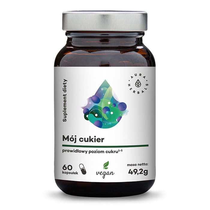 AURA HERBALS my sugar - richtiger Zuckergehalt 60 veg. Kappen. - Biolaboratorium