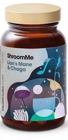 Shroomeme Lion's Mane &amp; Chaga Fatigue Concentration &amp; Energy Boosting Diet Supplement 90 Servings
