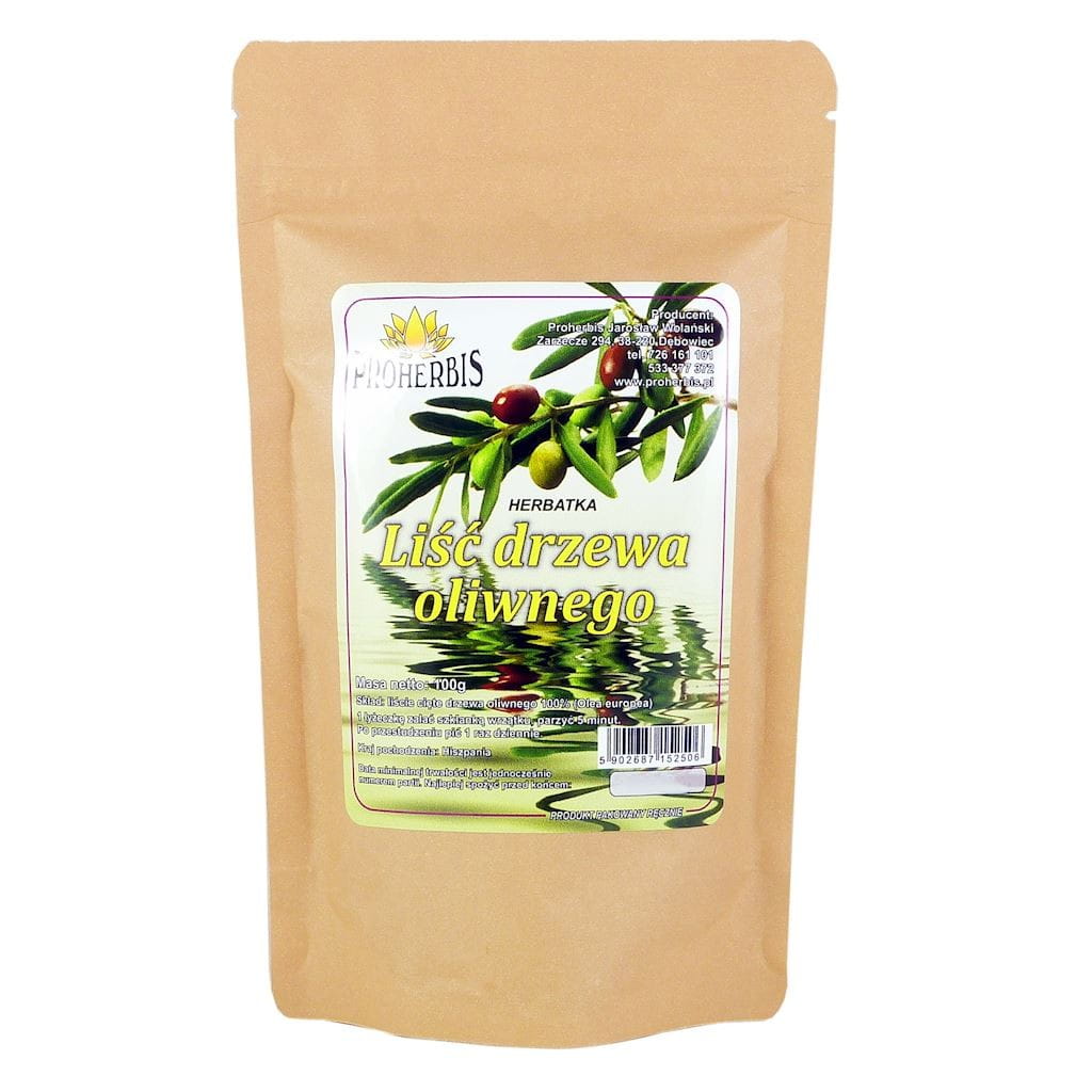 Olivenbaumblatt 100g PROHERBIS - Biolaboratorium