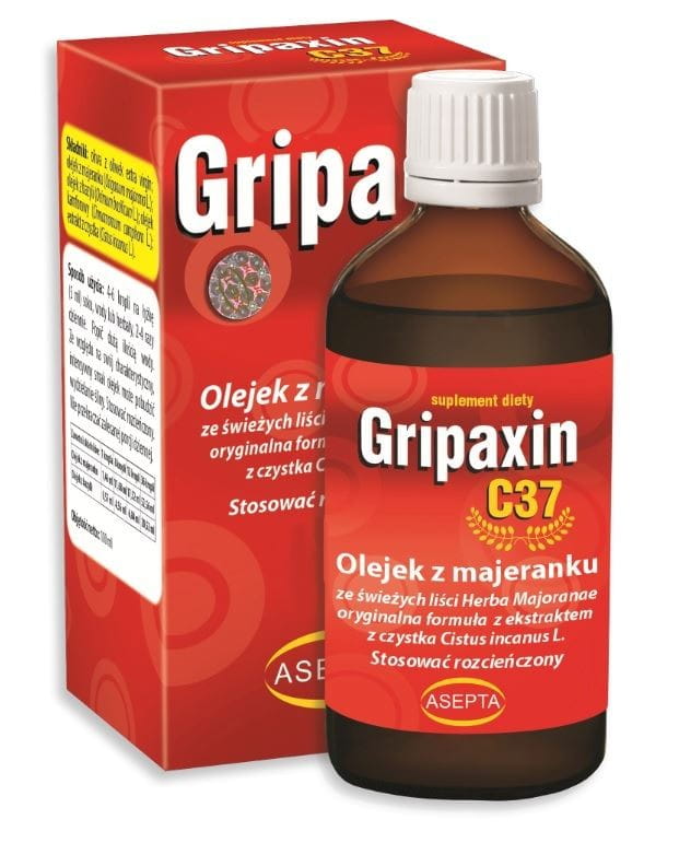 Gripaxin C37 10ml - Marjoram and Basil Oil + ASEPTA Rockrose Extract