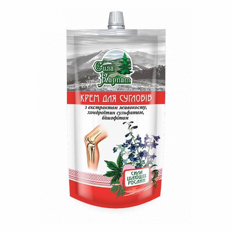 Die Kraft der Karpaten-Creme für Gelenke mit Beinwell Chondroitin Bischofit 100ml DIE KRAFT DER KARPATEN - Biolaboratorium