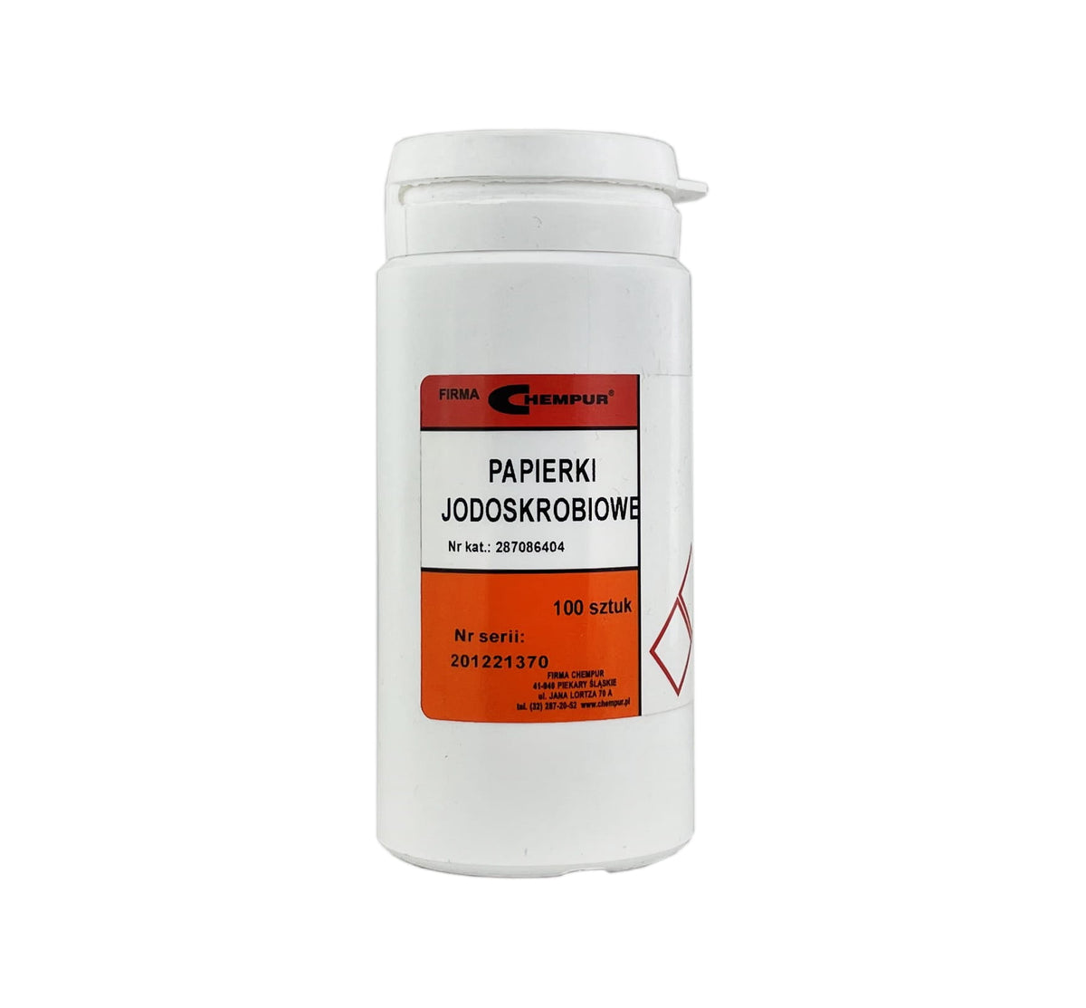 Jodstärkepapiere /100 Stk./ (CHEMPUR) OHNE WARCHEM