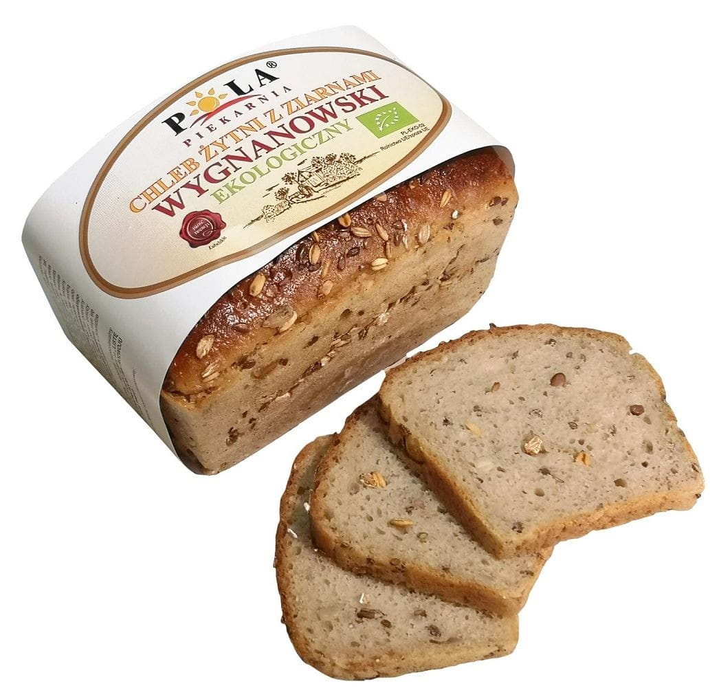 Wygnanów Roggenbrot mit Körnern BIO 350 g - POLA - Biolaboratorium