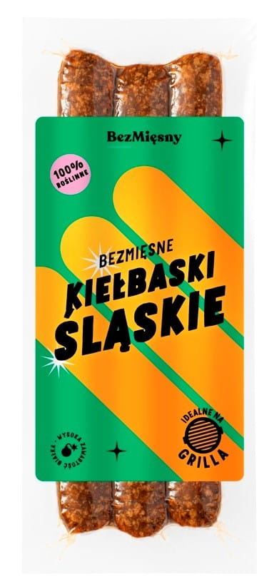 Fleischlose Schlesische Bratwürste 210 g FLEISCHLOSES FLEISCH - Biolaboratorium