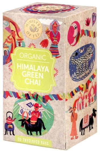 Grüner Chai-Tee mit Zitronengras (HIMALAYA green chai) BIO (20 x 175 g) 35 g - MINISTRY OF TEA - Biolaboratorium