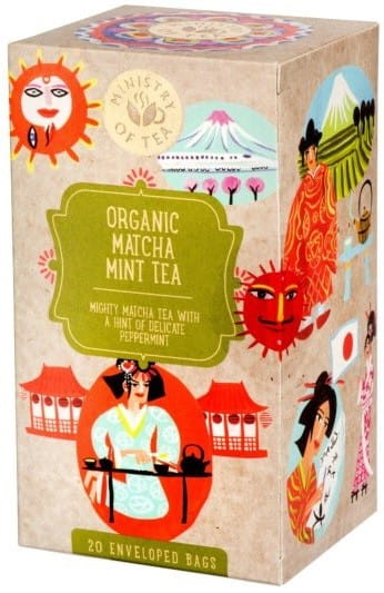 Grüner Tee mit Minze und Matcha BIO (20 x 17 g) 34 g - MINISTRY OF TEA - Biolaboratorium