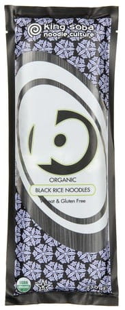 Pasta (schwarze Reisnudeln mit Naturreis) glutenfrei BIO 250 g - KING SOBA - Biolaboratorium