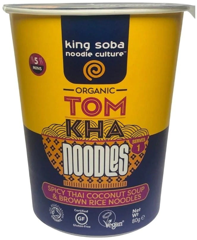 Pikante Tom-Kha-Instant-Suppe mit braunem Reis Ramen-Nudeln glutenfrei BIO 85 g - KING SOBA - Biolaboratorium
