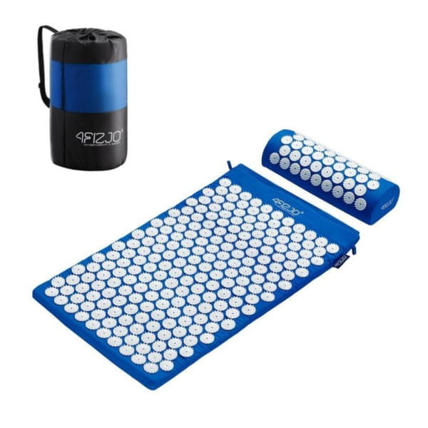 Tapis d'acupression avec coussin bleu - 4FIZJO