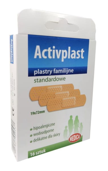 Standard-Familienpflaster 16 Stück - ACTIVPLAST - Biolaboratorium