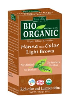 EKO Haar Henna hellbraun 100g INDUS VALLEY - Biolaboratorium
