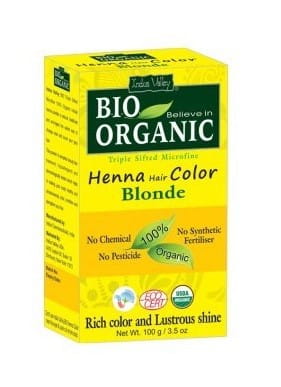 Henna für Haare ECO blond 100g INDUS VALLEY - Biolaboratorium