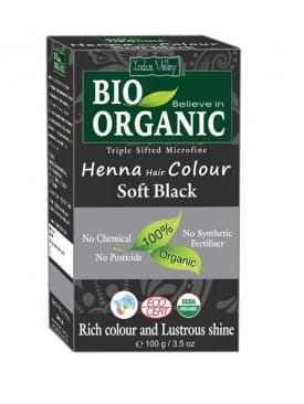EKO Haar Henna mild schwarz 100 INDUS VALLEY - Biolaboratorium