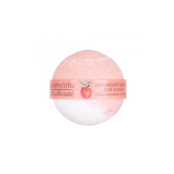 Badekugel Pfirsichsorbet 120 CAFE BEAUTE - Biolaboratorium