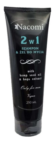 Männer 2 in 1 Duschgel 250ml NACOMI - Biolaboratorium