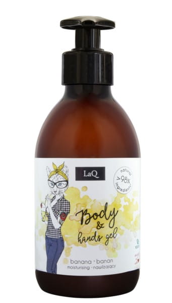 Banane Körper- und Handwaschgel 300ml LAQ - Biolaboratorium
