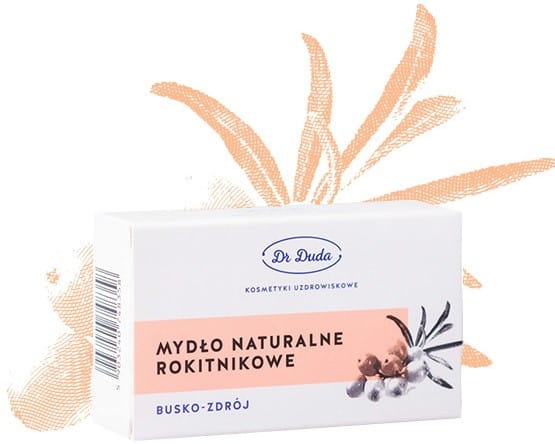 Naturseife Sanddorn 100g zum Waschen des Körpers DUDA - Biolaboratorium