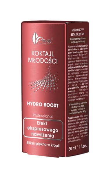 Cocktail d'effet hydratant hydro-boost de jeunesse - AVA