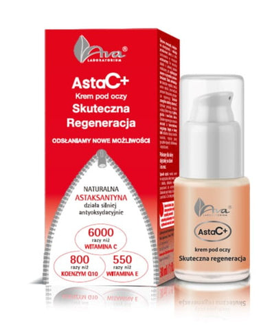Asta C + crème régénérante efficace contour des yeux - AVA