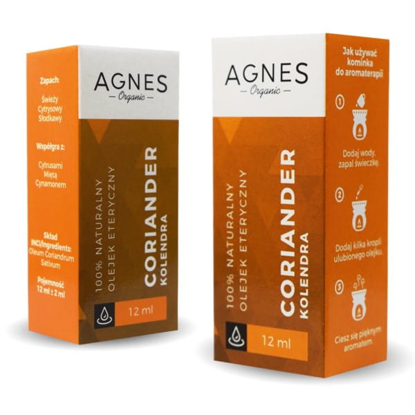 Ätherisches Korianderöl 12 ml - AGNES ORGANIC - Biolaboratorium