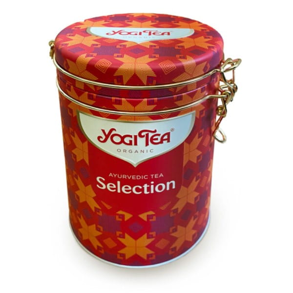 Ayurvedische Teeauswahl 5x6 Bahnen Dose. YOGI-TEE - Biolaboratorium