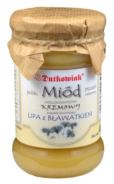 Lindenhonig mit Kornblume 400g DUTKOWIAK - Biolaboratorium