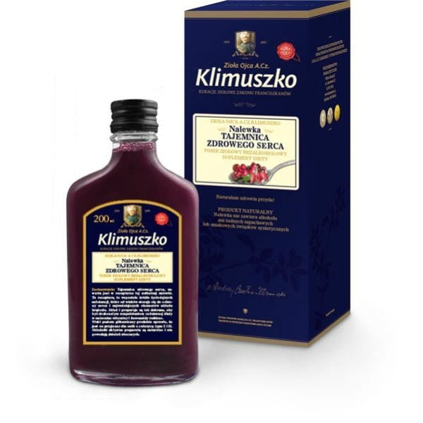 Tinktur zur Unterstützung der Arbeit des Herzens 200ml KLIMUSZKO - Biolaboratorium