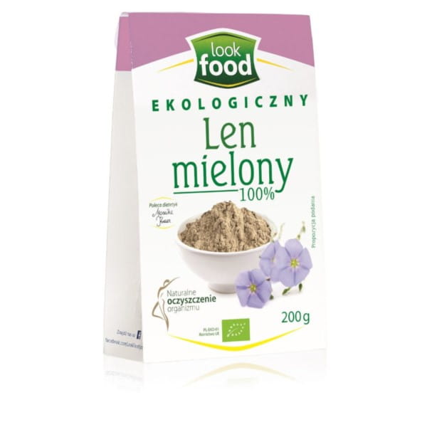Look food gemahlener Flachs 100% BIO 200 g - Biolaboratorium