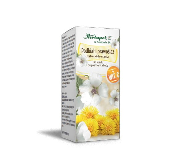 Huflattich und Eibisch 30 Tabletten HERBAPOL - Biolaboratorium
