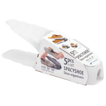 Schuhorganizer 30-38 - transparent, Set 5 Stk