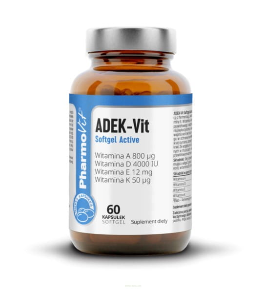 ADEK - vit softgel active 60 PHARMOVIT
