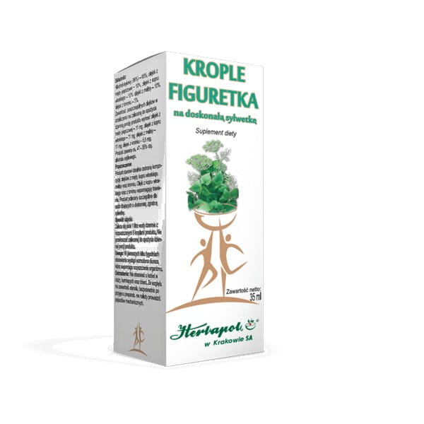 Tropfen Figur 35 ml formschöne Silhouette HERBAPOL - Biolaboratorium