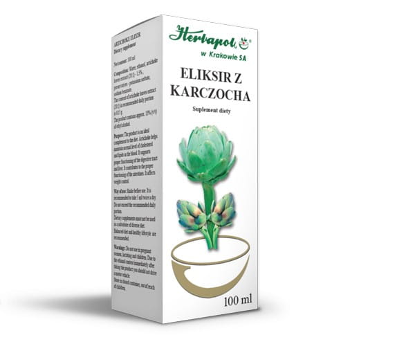 Artischockenelixier 100 ml Cholesterin HERBAPOL - Biolaboratorium