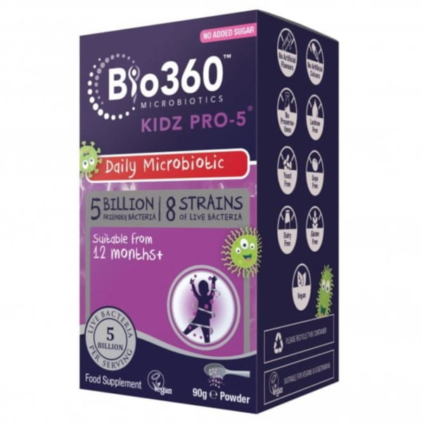 Kidz pro - 5 Milliarden Probiotika 90 g NATURES AID - Biolaboratorium
