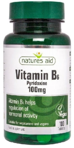 Vitamin B6 100 mg 100 tabs. NATURE HELP