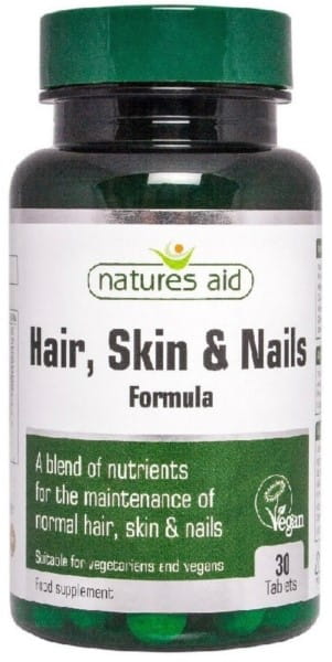 Hair, skin, nails 30 tabs. NATURAL AID