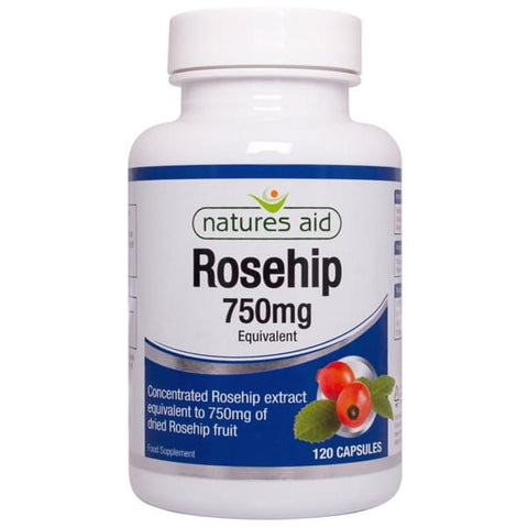 Rosehip 750 MG 120 Wild Rose Cap NATURES AID