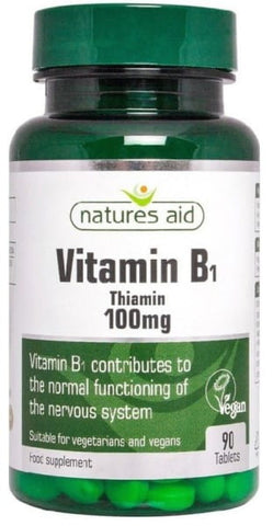 Vitamin B1 100 mg 90 tabs. NATURE HELP