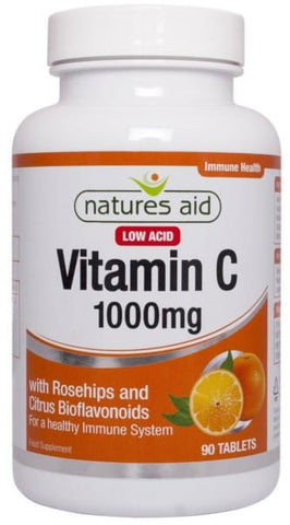Vitamin C 1000 MG 90 Tabs Low Acid NATURES AID
