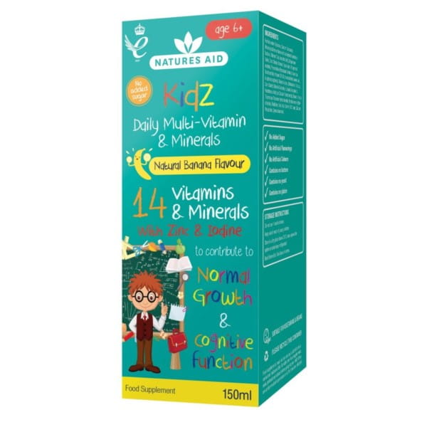 Kidz Multivitamin und Mineralien 150 ml NATURES AID
