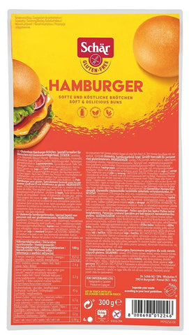 Hamburger - Brötchen für Burger ohne Glas. 300 g SCHÄR