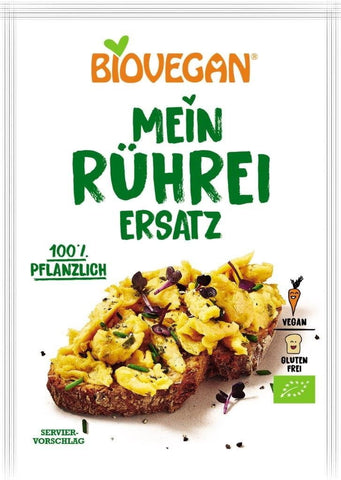 Substitut d'œufs brouillés en poudre, vegan sans gluten BIO 50 g - BIOVEGAN