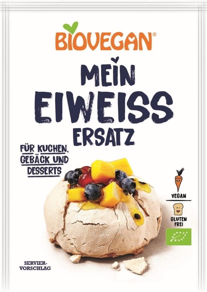 Ei-Eiweiß-Ersatz in Pulverform, vegan glutenfrei BIO 40 g - BIOVEGAN - Biolaboratorium