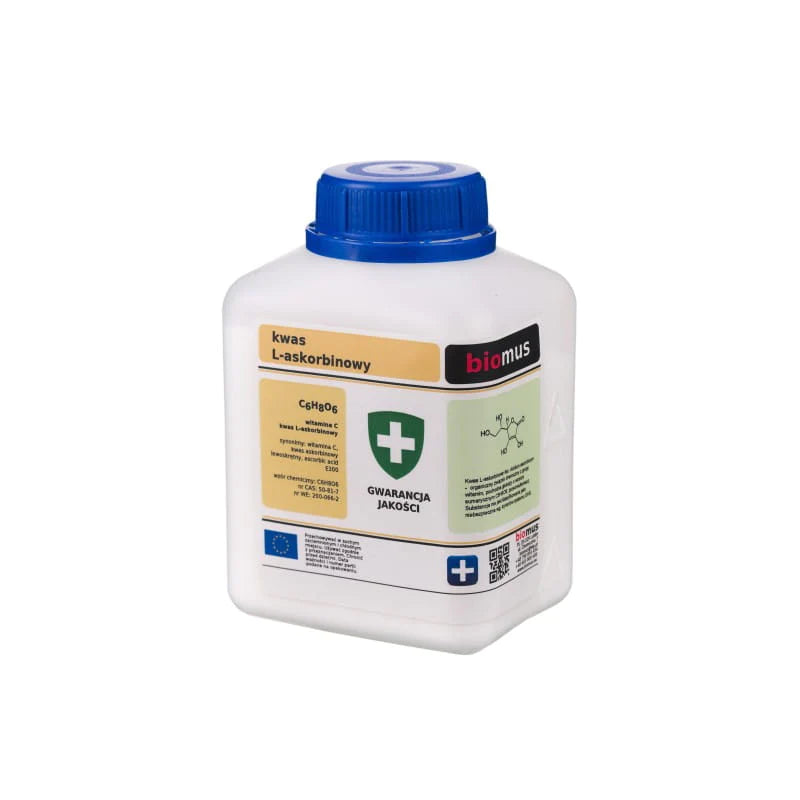 L-Ascorbinsäure. Vitamin C. Rein Min. 99,5% 100g BIOMUS