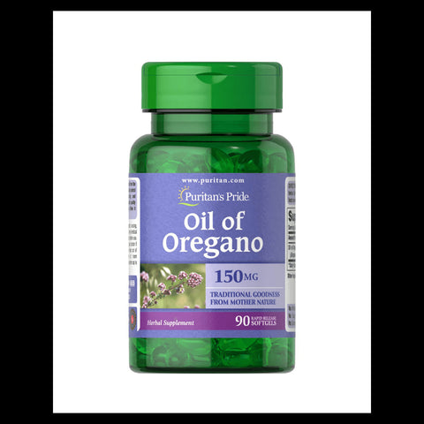 Oreganoöl 150 mg Extrakt 90 Kapseln PURITAN'S PRIDE