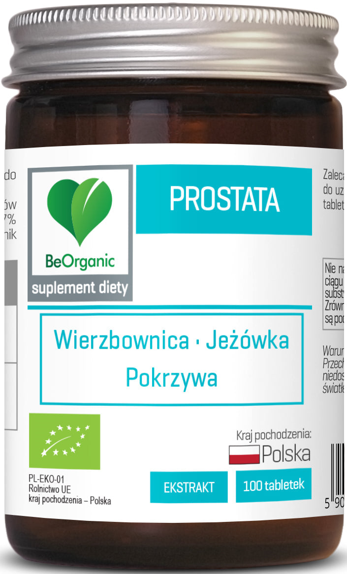 Prostata Tabletten BIO 100 Stück (300 mg) - BE ORGANIC - Biolaboratorium