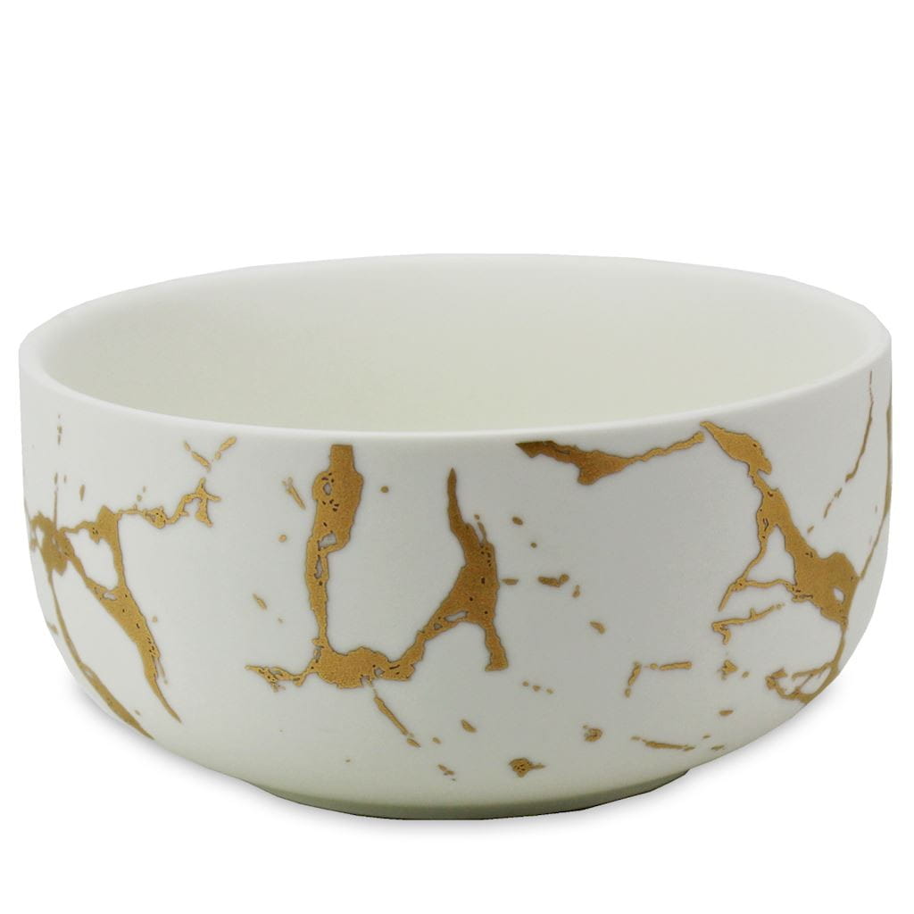 Weiße und goldene Matcha-Teetasse 320 ml - MATCHA MAGIC - Biolaboratorium
