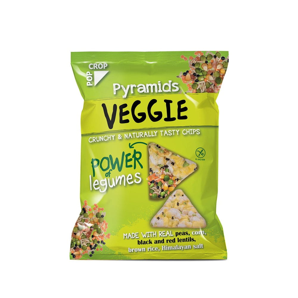 Veggie-Pyramiden ohne Gluten 25 g - POPCROP - Biolaboratorium